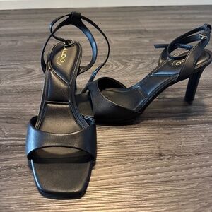 Aldo black heels